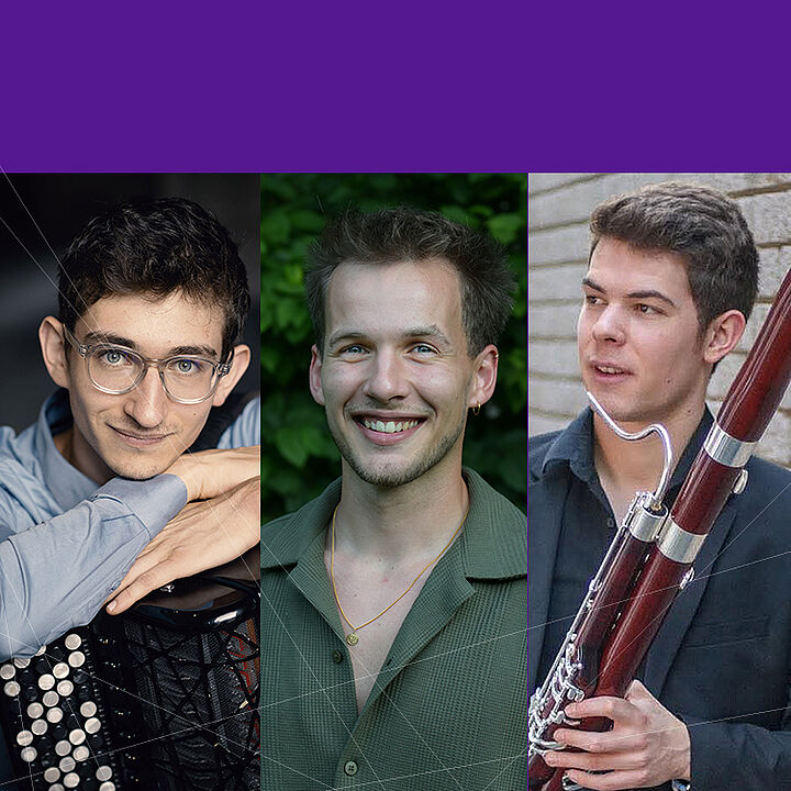 Trois talents récompensés : Julien Beautemps, Nicolò Biemmi et Nuno Borges Baptista