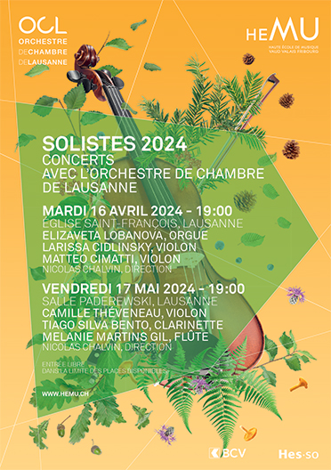 SOLISTES 2024 - 1ER CONCERT AVEC L'OCL