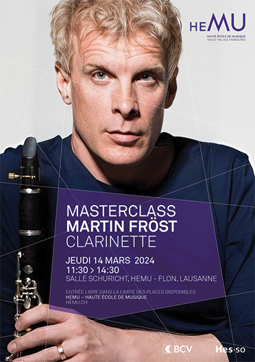Masterclass de clarinette - Martin Fröst