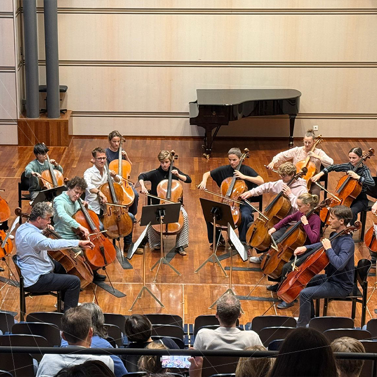 La Semaine du violoncelle 2025 Du 3 au 10 octobre 2025, notre bâtiment de la Grotte 2 à Lausanne a accueilli la première édition de la Semaine du violoncelle