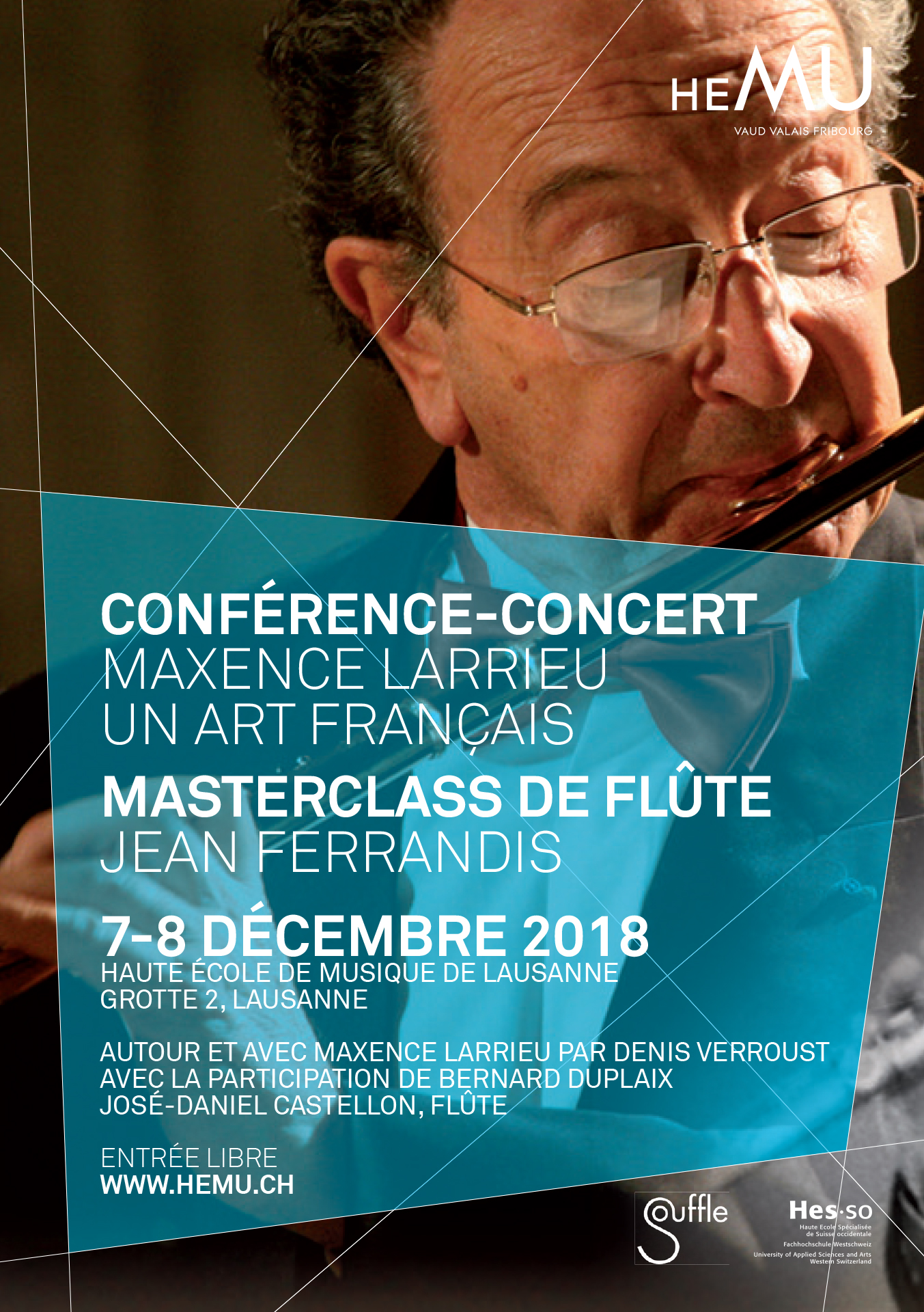 Jean Ferrandis & Maxence Larrieu, masterclass de flûte