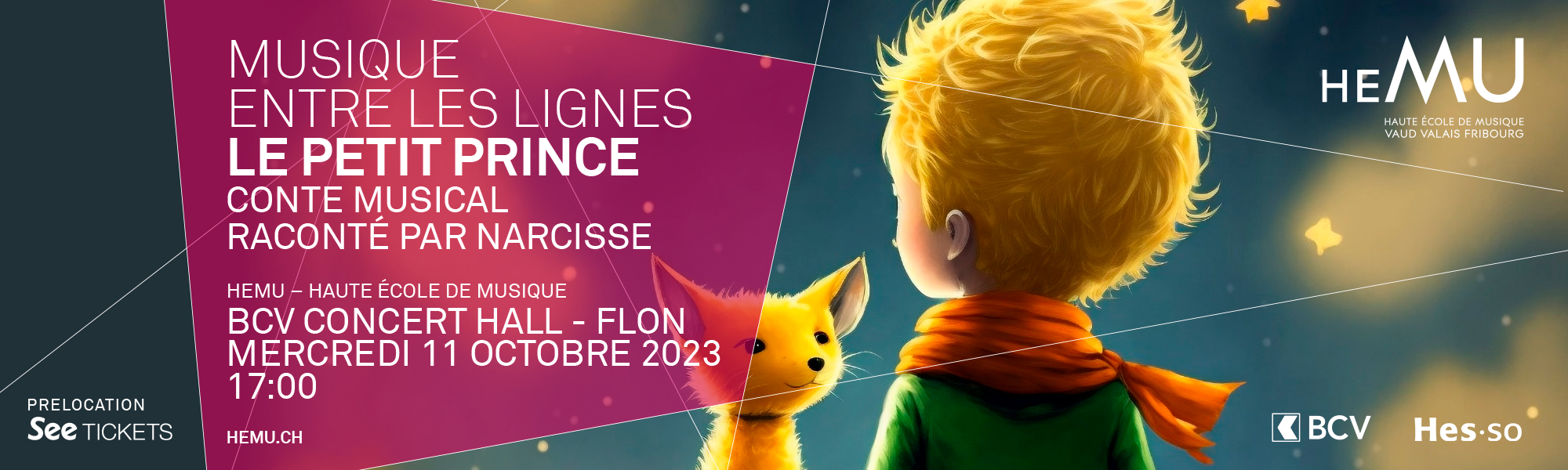 Petit Prince Musique entre les lignes concert médiation