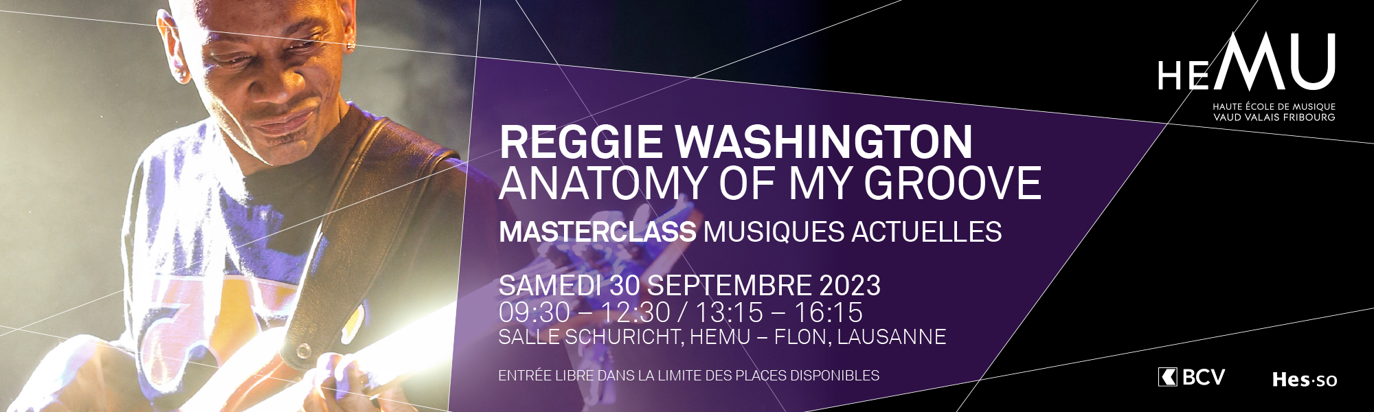 reggie washington basse masterclass musiques actuelles