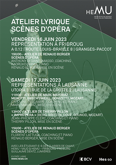 Atelier Lyrique Fribourg - scènes d'opéra