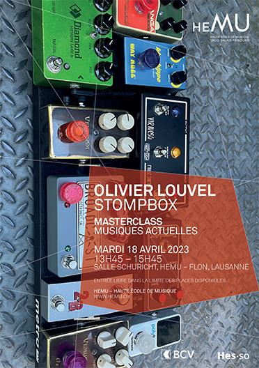 Masterclass stompbox avec Olivier Louvel