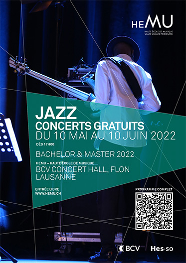 CONCERTS JAZZ – BACHELOR & MASTER 2022 - Vibraphone et Chant 